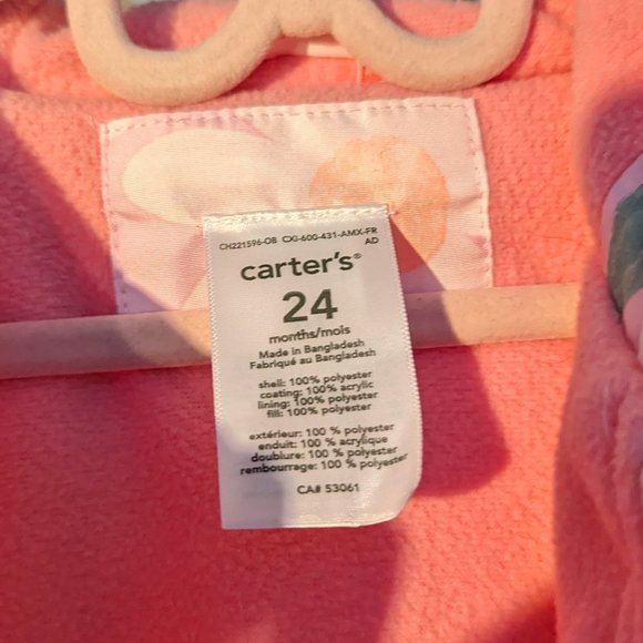 Carter's Girls Daisy Rainslicker - Size 24 Mos - Brand New and Adorable! - Picture 4 of 6